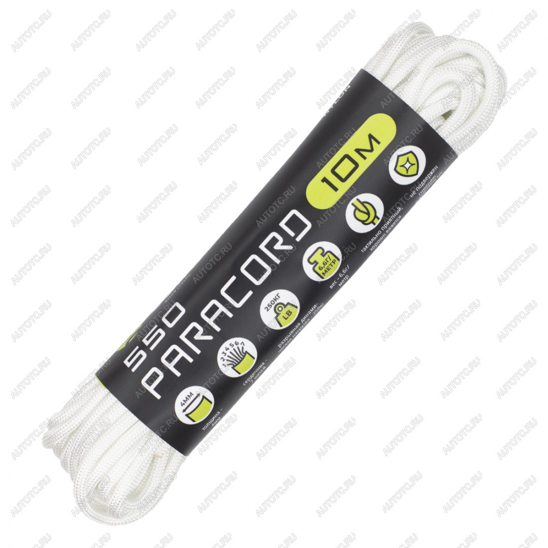 230 р. Паракорд 550 CORD nylon 10м (white) CORD 550.n10.wt  с доставкой в г. Воронеж