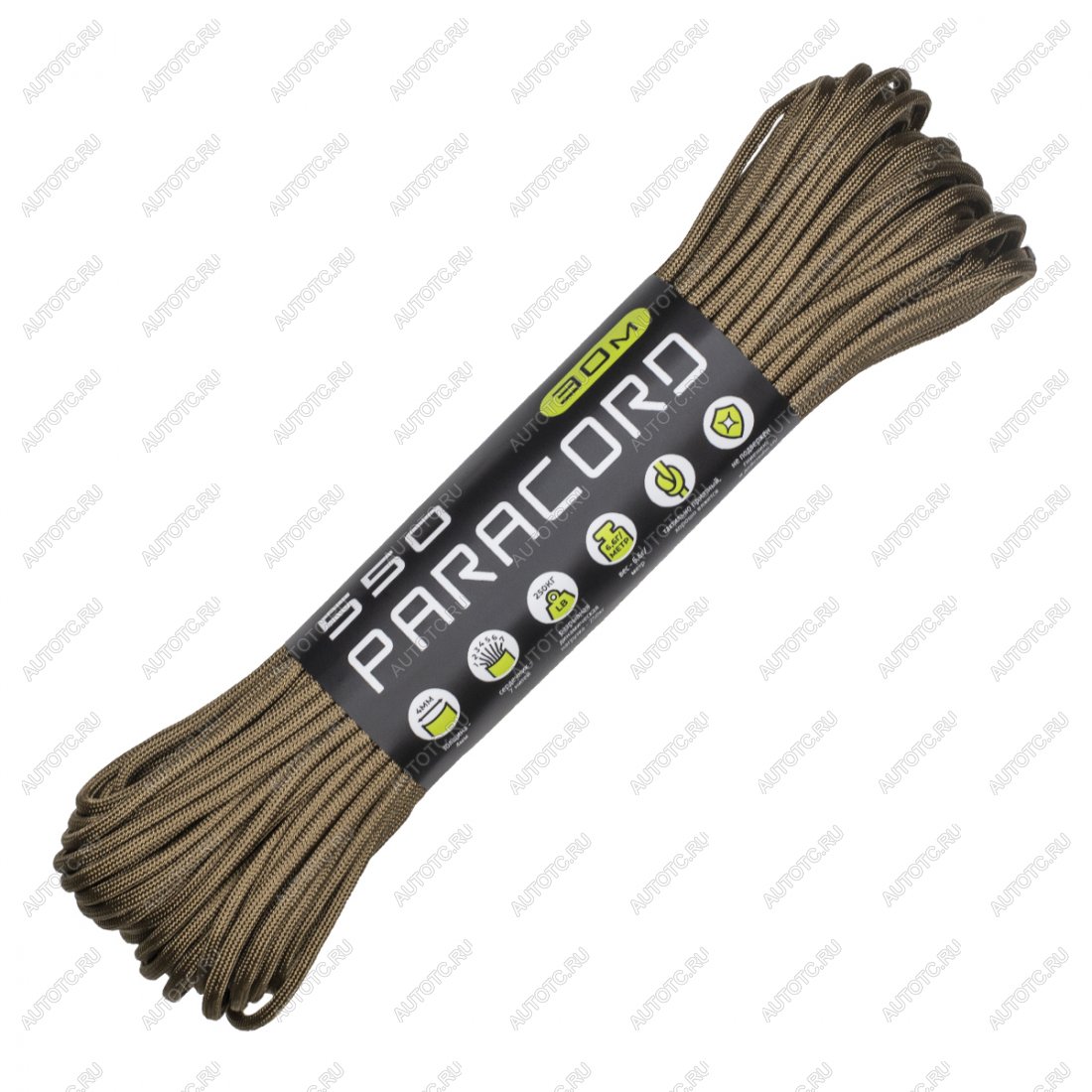 659 р. Паракорд 550 CORD nylon 30м (coyote) CORD 550.n30.cyt  с доставкой в г. Воронеж