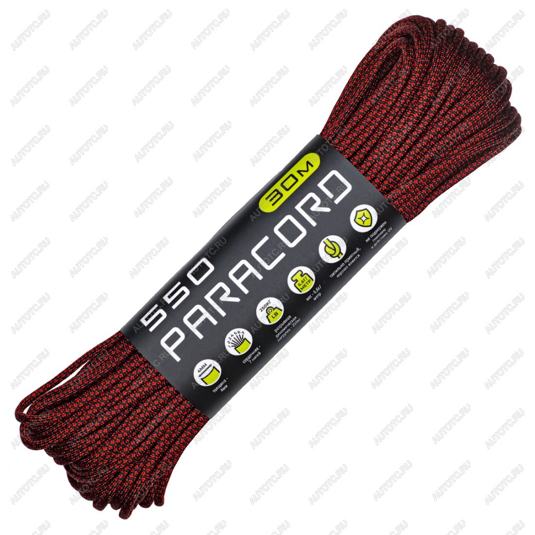 659 р. Паракорд 550 CORD nylon 30м (red snake) CORD 550.n30.r.sn  с доставкой в г. Воронеж