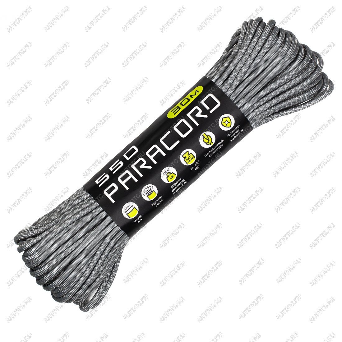 569 р. Паракорд 550 CORD nylon 30м (steel gray) CORD 550.n30.st.g  с доставкой в г. Воронеж