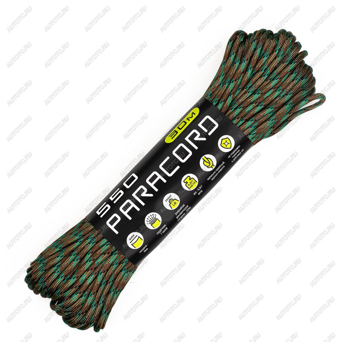 569 р. Паракорд 550 CORD nylon 30м (survival camo) CORD 550.n30.srw.kmf  с доставкой в г. Воронеж
