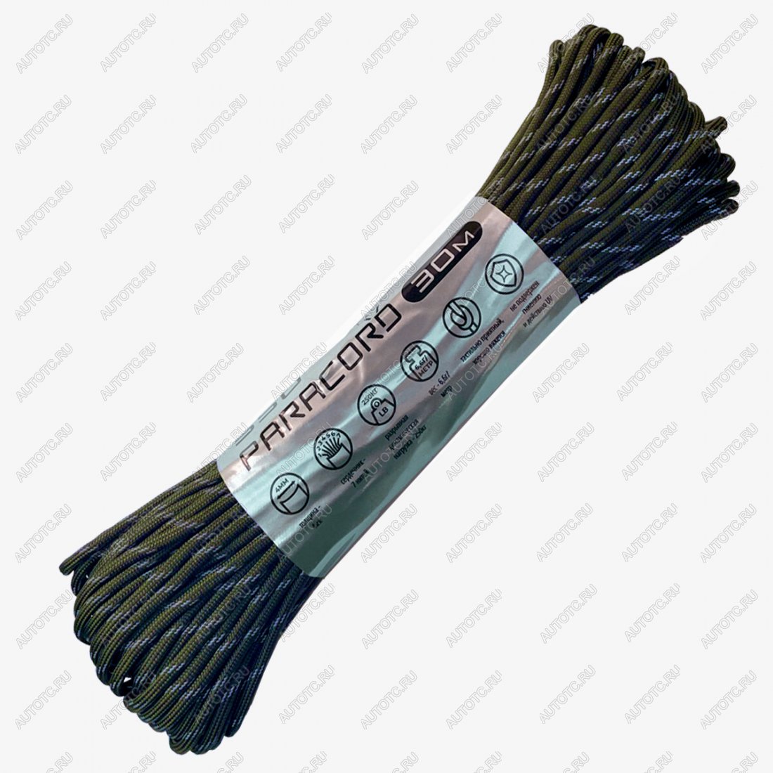 999 р. Паракорд 550 CORD nylon 30м световозвращающий (army green) CORD 550.n30.lm.a.gr  с доставкой в г. Воронеж