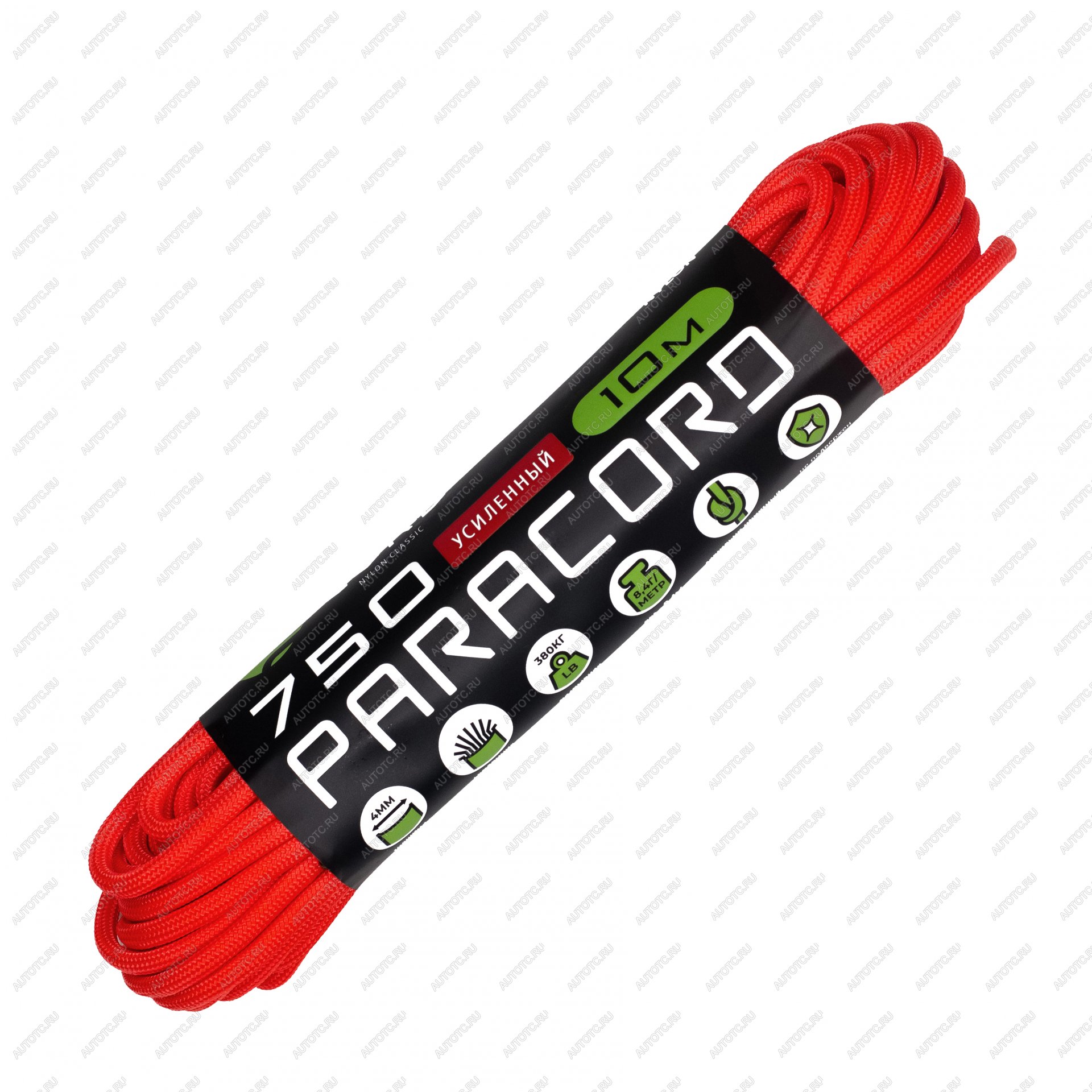260 р. Паракорд 750 CORD nylon 10м (neon orange) CORD 750.n10.n.or  с доставкой в г. Воронеж