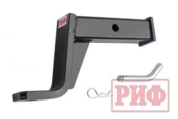 5 449 р. Переходник РИФ для фаркопа с фиксатором (занижение 6" - 150 мм) РИФ rif000-88011  с доставкой в г. Воронеж. Увеличить фотографию 2