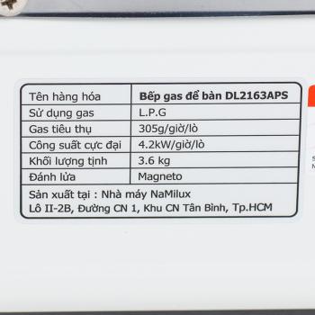 7 299 р. Плита газовая NaMilux DL4136APS 2 конфорки (под бытовой баллон) NaMilux dl4136aps-(dl2163aps)  с доставкой в г. Воронеж. Увеличить фотографию 4