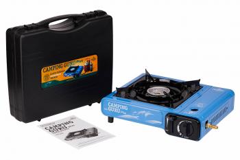 2 329 р. Плита газовая TOURIST CAMPING GURU PLUS, портативная, в кейсе TOURIST ts-233  с доставкой в г. Воронеж. Увеличить фотографию 3