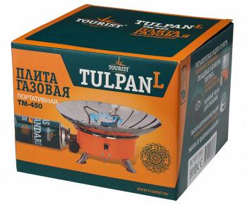 1 259 р. Плита газовая мини в сумке с ветрозащитой TOURIST TULPAN-L TOURIST tm-450  с доставкой в г. Воронеж. Увеличить фотографию 5