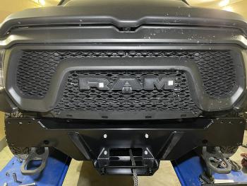 57 399 р. Площадка РИФ под лебёдку в штатный бампер Dodge Ram 1500 Rebel 2019+ (бензин) РИФ rifdrr-30000  с доставкой в г. Воронеж. Увеличить фотографию 15