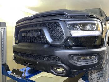 57 399 р. Площадка РИФ под лебёдку в штатный бампер Dodge Ram 1500 Rebel 2019+ (бензин) РИФ rifdrr-30000  с доставкой в г. Воронеж. Увеличить фотографию 18