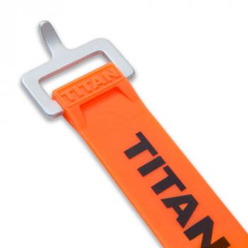 2 379 р. Ремень крепёжный TitanStraps Industrial оранжевый L = 64 см (Dmax = 18 см, Dmin = 5,5 см) TitanStraps tsi-0125-fo  с доставкой в г. Воронеж. Увеличить фотографию 2