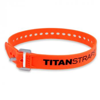 2 379 р. Ремень крепёжный TitanStraps Industrial оранжевый L = 64 см (Dmax = 18 см, Dmin = 5,5 см) TitanStraps tsi-0125-fo  с доставкой в г. Воронеж. Увеличить фотографию 1
