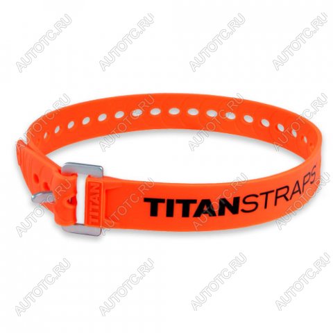2 379 р. Ремень крепёжный TitanStraps Industrial оранжевый L = 64 см (Dmax = 18 см, Dmin = 5,5 см) TitanStraps tsi-0125-fo  с доставкой в г. Воронеж