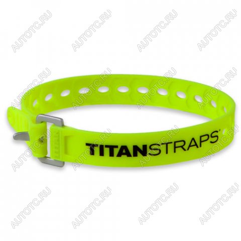 2 029 р. Ремень крепёжный TitanStraps Super Straps желтый L = 46 см (Dmax = 12,7 см, Dmin = 3,2 см) TitanStraps ts-0918-fy  с доставкой в г. Воронеж