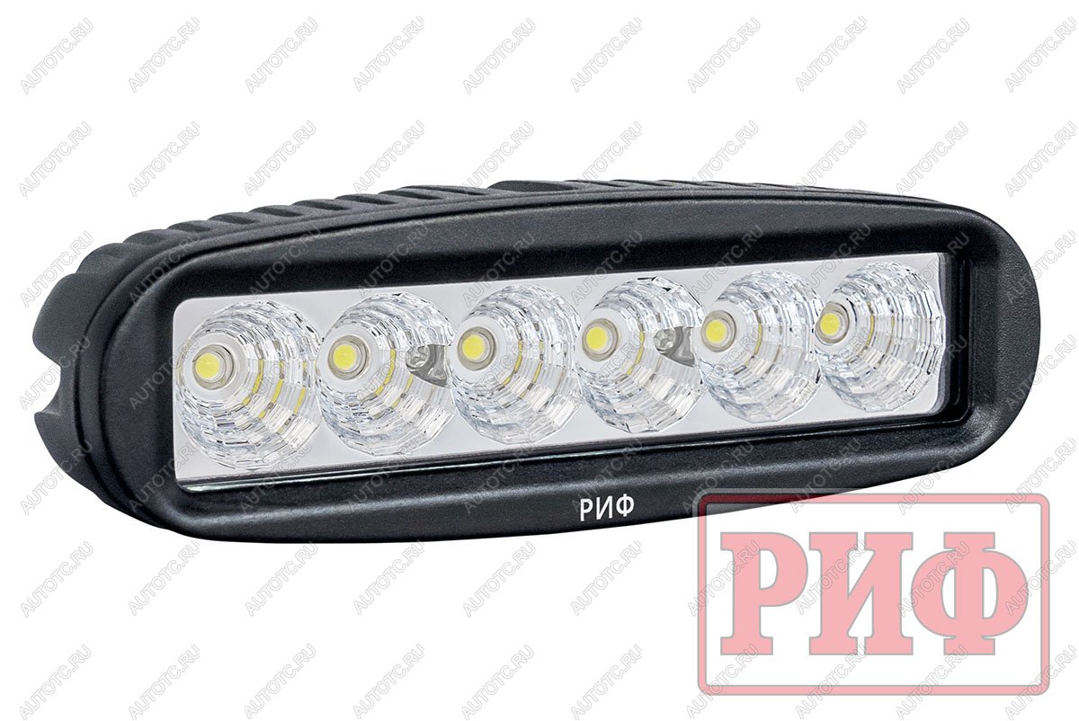 2 429 р. Светодиодная фара водительского света РИФ 160 мм 18W LED РИФ sm-6180f  с доставкой в г. Воронеж