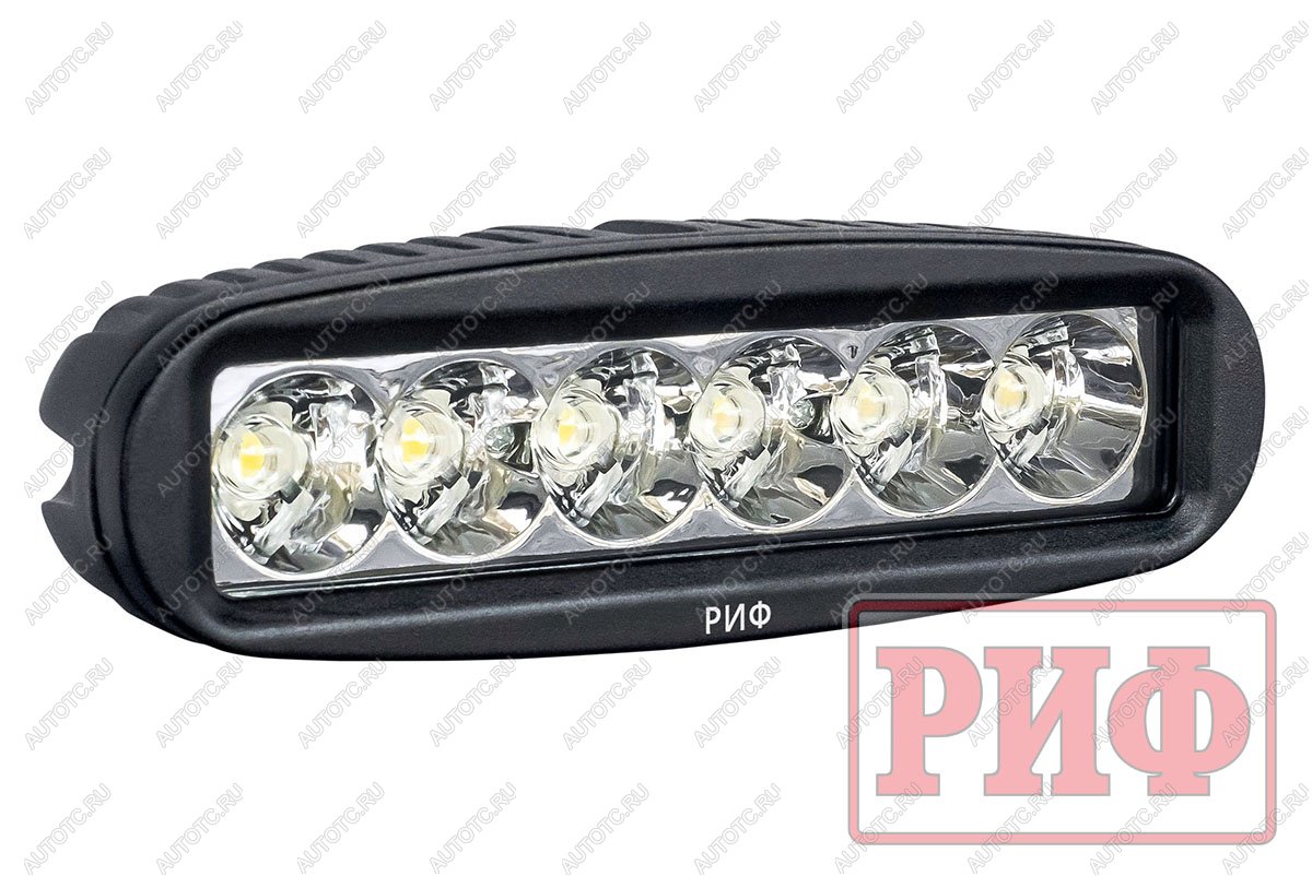 1 729 р. Светодиодная фара дальнего света РИФ 160 мм 18W LED РИФ sm-6018-rsa  с доставкой в г. Воронеж
