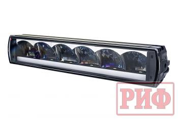 7 379 р. Светодиодная фара дальнего света РИФ 306 мм 72W LED с ДХО РИФ sm-1072u  с доставкой в г. Воронеж. Увеличить фотографию 1