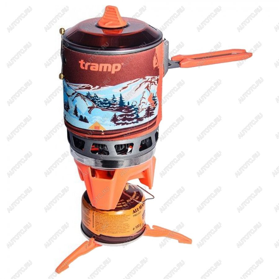 7 799 р. Система для приготовления пищи 1л. (Оранжевый) TRAMP trg-115-orange  с доставкой в г. Воронеж