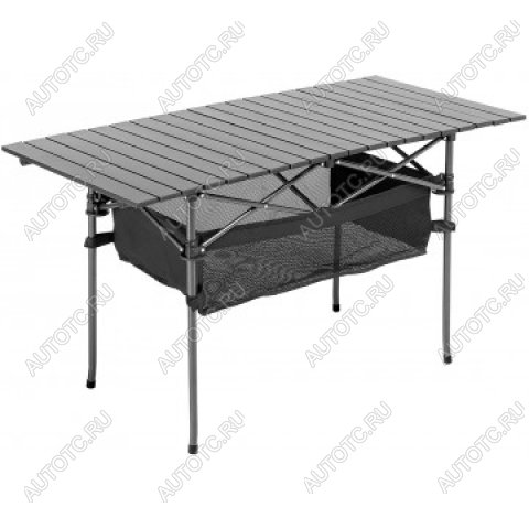 7 569 р. Стол складной Premier 120x55x65см., реечная столешница алюминий, с отделением под посуду PREMIER pr-mc-608  с доставкой в г. Воронеж