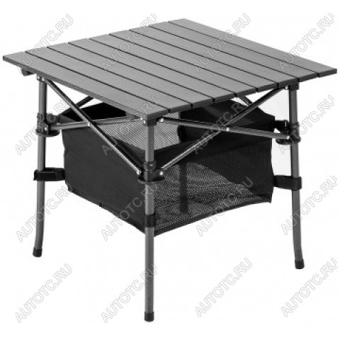 5 419 р. Стол складной Premier 55x55x50см., реечная столешница алюминий, с отделением под посуду PREMIER pr-mc-605  с доставкой в г. Воронеж
