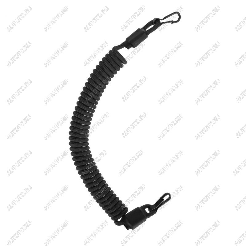 399 р. Страховочный тренчик CORD из паракорда с 2 карабинами (black) CORD tr.kk.b  с доставкой в г. Воронеж