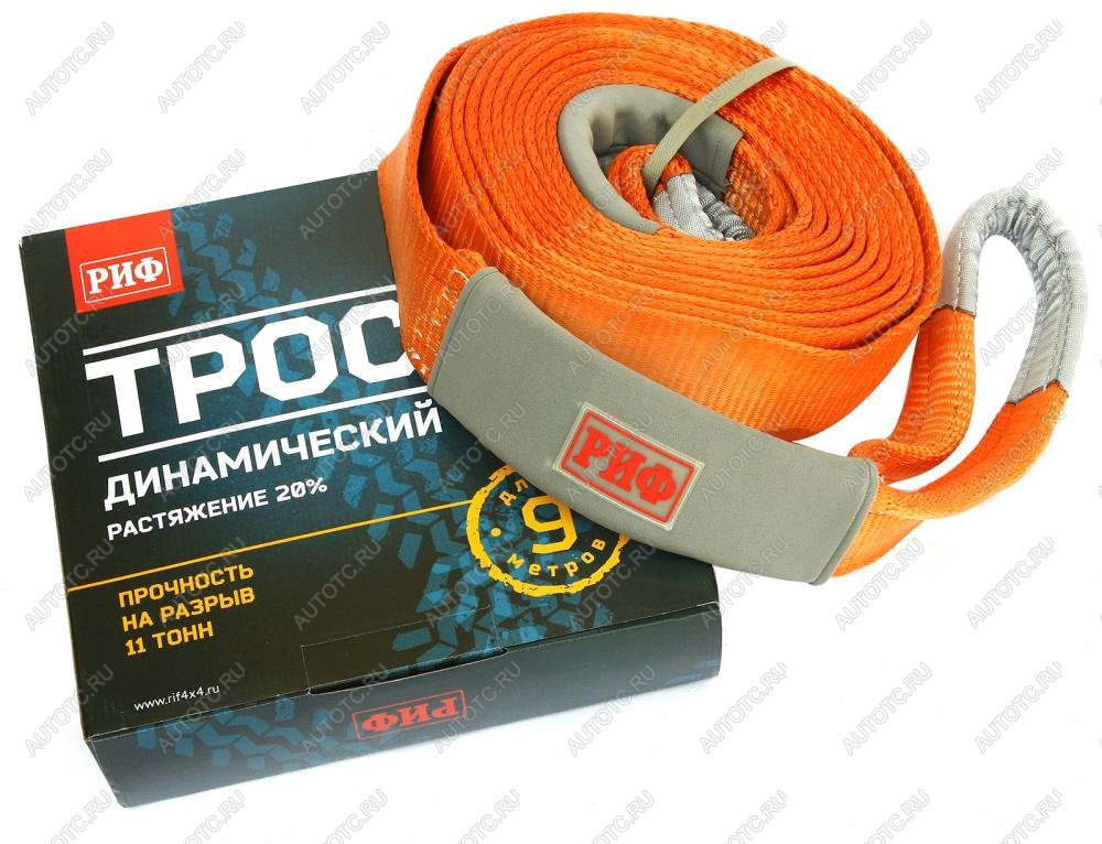 7 399 р. Стропа динамическая рывковая РИФ 11 т9 м (75 мм) РИФ strd11-9  с доставкой в г. Воронеж