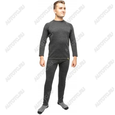 3 529 р. Термобелье комплект Helios Thermo-Merino, цв.темно-серый р.44-46164-168, M HELIOS 144618  с доставкой в г. Воронеж