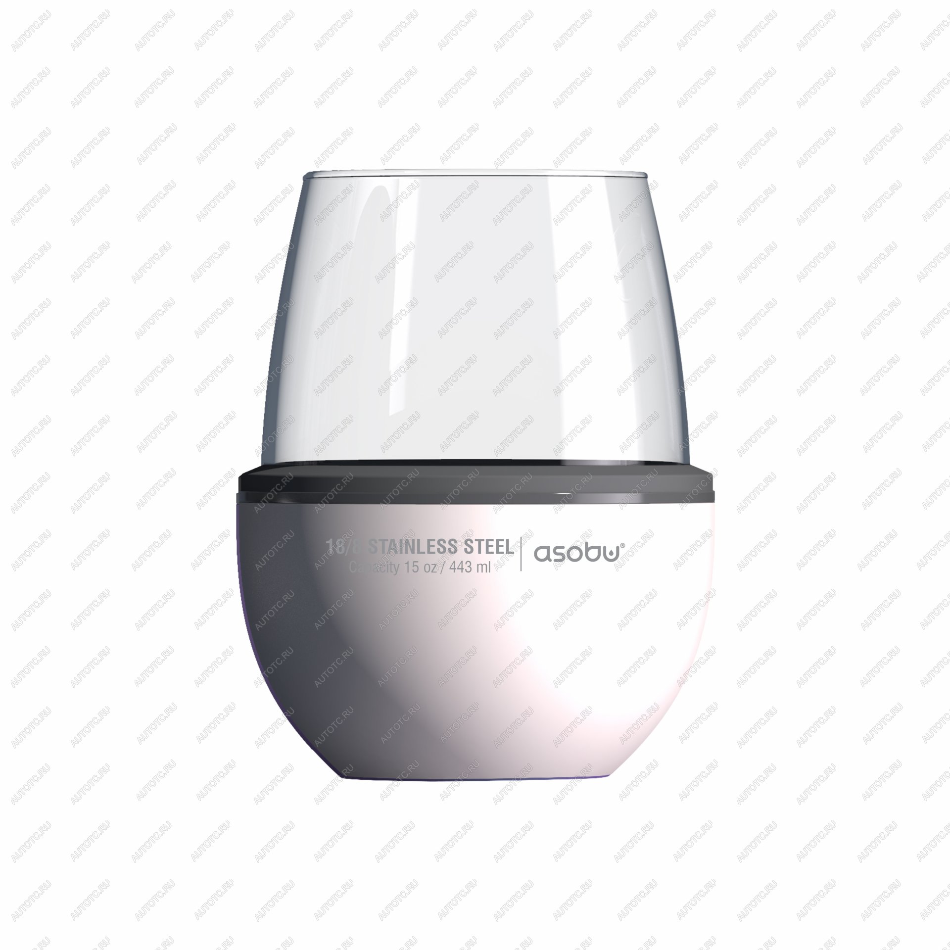 2 379 р. Термобокал для вина WINE KUZIE 440 мл, белый ASOBU stl24.01-white  с доставкой в г. Воронеж