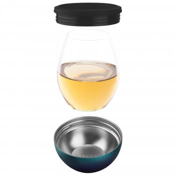 2 379 р. Термобокал для вина WINE KUZIE 440 мл, белый ASOBU stl24.01-white  с доставкой в г. Воронеж. Увеличить фотографию 3
