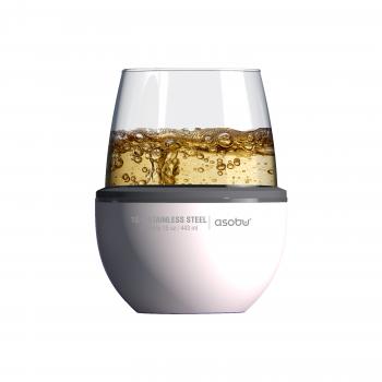 2 379 р. Термобокал для вина WINE KUZIE 440 мл, белый ASOBU stl24.01-white  с доставкой в г. Воронеж. Увеличить фотографию 2