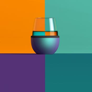 2 379 р. Термобокал для вина WINE KUZIE 440 мл, мультиколор ASOBU stl24.29  с доставкой в г. Воронеж. Увеличить фотографию 6