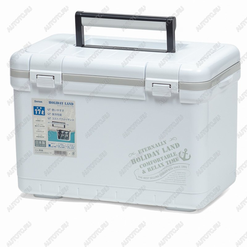 8 699 р. Термобокс SHINWA Holiday Land Cooler 17H белый SHINWA hlc-17h-w  с доставкой в г. Воронеж