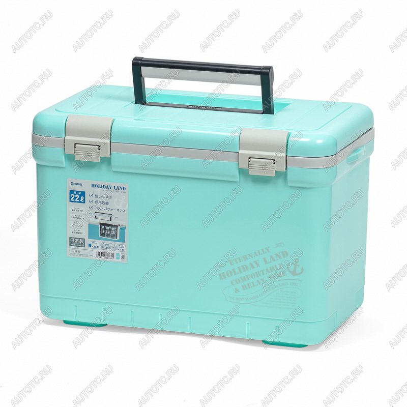 9 359 р. Термобокс SHINWA Holiday Land Cooler 22H синий SHINWA hlc-22h-bl  с доставкой в г. Воронеж