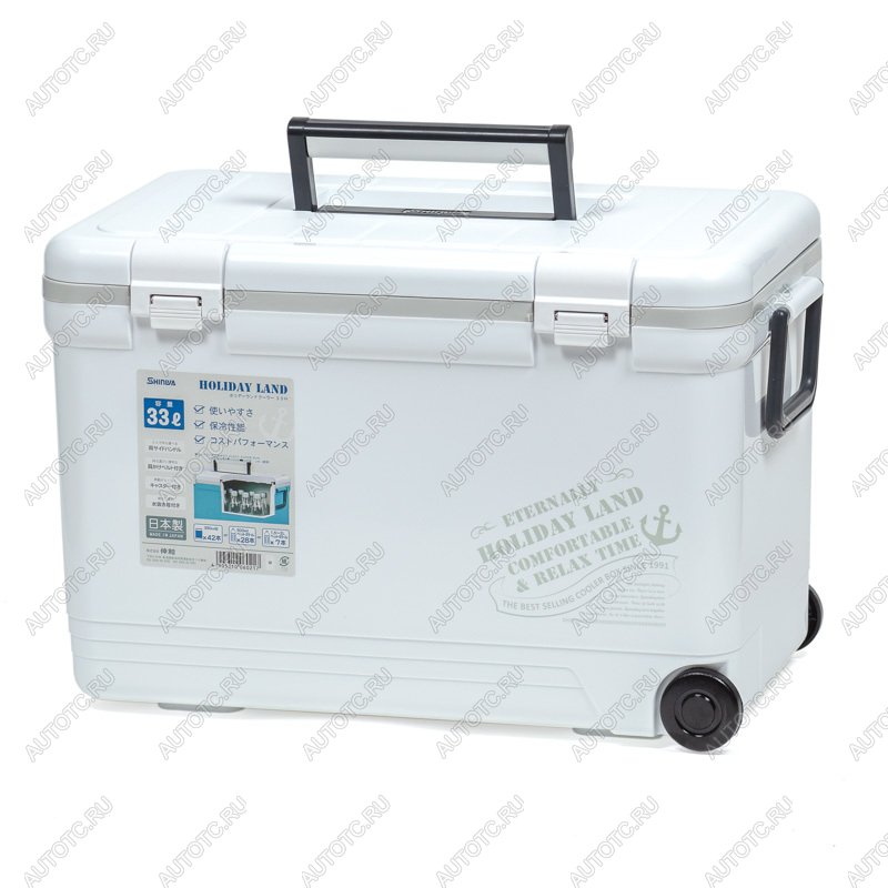 12 489 р. Термобокс SHINWA Holiday Land Cooler 33H белый SHINWA hlc-33h-w  с доставкой в г. Воронеж