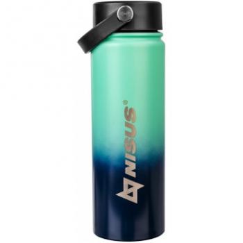 1 269 р. Термобутылка NISUS 530ML три крышки (синийбирюзовый) HELIOS n.tb-022-tb  с доставкой в г. Воронеж. Увеличить фотографию 1