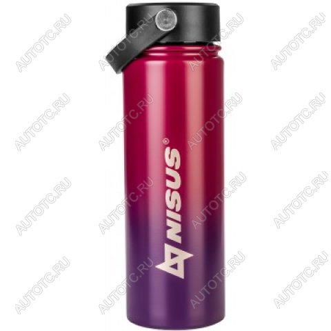 1 279 р. Термобутылка NISUS 530ML три крышки (фиолетовыйкрасный) HELIOS n.tb-022-rb  с доставкой в г. Воронеж