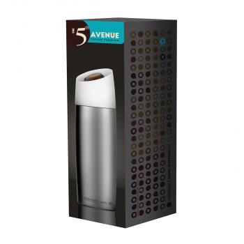 2 499 р. Термокружка THE 5TH AVENUE, 390 мл, черная ASOBU v800.06-black  с доставкой в г. Воронеж. Увеличить фотографию 2