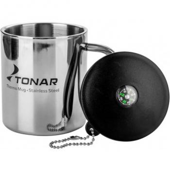 779 р. Термокружка ТОНАР 350ML металлическая, с пластиковой крышкой+карабин ТОНАР t.tk-038-350  с доставкой в г. Воронеж. Увеличить фотографию 3