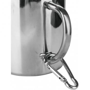 779 р. Термокружка ТОНАР 350ML металлическая, с пластиковой крышкой+карабин ТОНАР t.tk-038-350  с доставкой в г. Воронеж. Увеличить фотографию 7