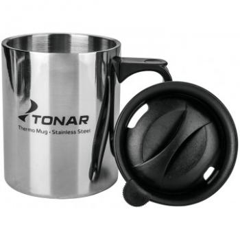 669 р. Термокружка ТОНАР 450ML с пластиковой крышкой ТОНАР t.tk-047-450  с доставкой в г. Воронеж. Увеличить фотографию 2