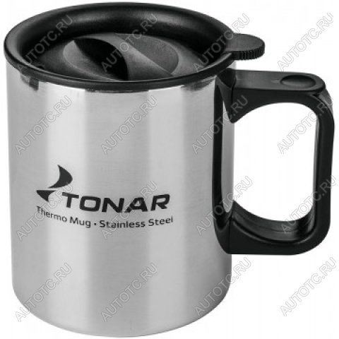 669 р. Термокружка ТОНАР 450ML с пластиковой крышкой ТОНАР t.tk-047-450  с доставкой в г. Воронеж