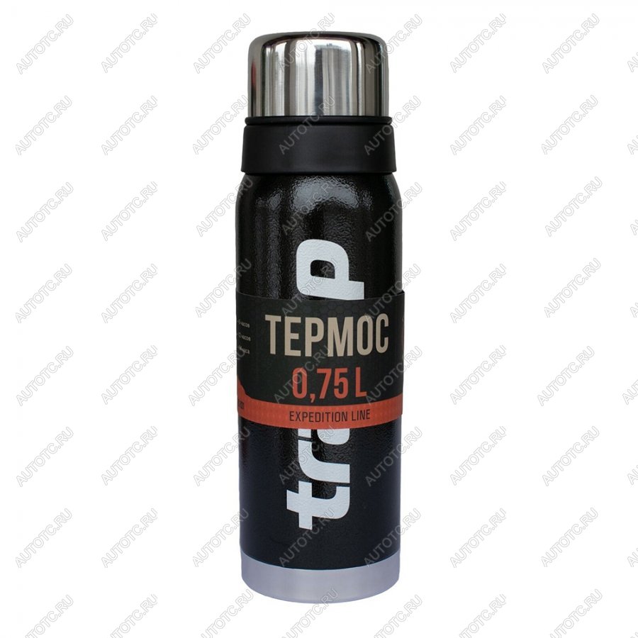 1 749 р. Термос TRAMP Expedition line 0,75 л., Черный TRAMP trc-031-9009  с доставкой в г. Воронеж