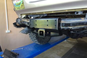 22 949 р. Фаркоп РИФ в штатный задний бампер Toyota Land Cruiser 200 (без шара и переходника) РИФ rif200-30003  с доставкой в г. Воронеж. Увеличить фотографию 2