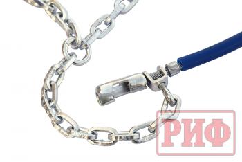 10 049 р. Цепи противоскольжения РИФ 4х4 "соты" 16 мм, 25570R18, 25575R17, 26575R16, 26555R19, 26565R18, 26570R17, 27560R18, 27570R16, 32x11,5R15 (к-т 2 шт.) РИФ rif18-0-0000267  с доставкой в г. Воронеж. Увеличить фотографию 11