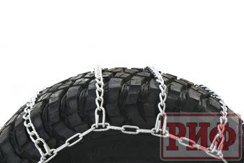 9 559 р. Цепи противоскольжения РИФ Грузовик "лесенка" 25 мм, 24570R19,5 (к-т 2 шт.) РИФ rif18-0-0002228  с доставкой в г. Воронеж. Увеличить фотографию 3