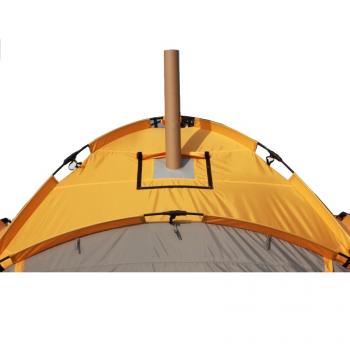 56 999 р. Шатер автомат Maverick Cosmos Thermal - под отопление (желто-серый) Maverick Tent m-t-yg-010  с доставкой в г. Воронеж. Увеличить фотографию 5