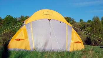 56 999 р. Шатер автомат Maverick Cosmos Thermal - под отопление (желто-серый) Maverick Tent m-t-yg-010  с доставкой в г. Воронеж. Увеличить фотографию 18