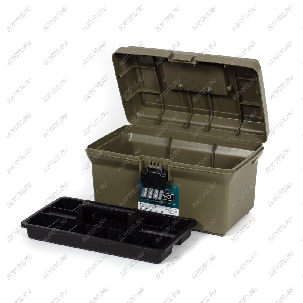 2 419 р. Ящик для инструмента IRIS HARDPRO 400 Хаки IRIS OHYAMA od-400kh-hp  с доставкой в г. Воронеж