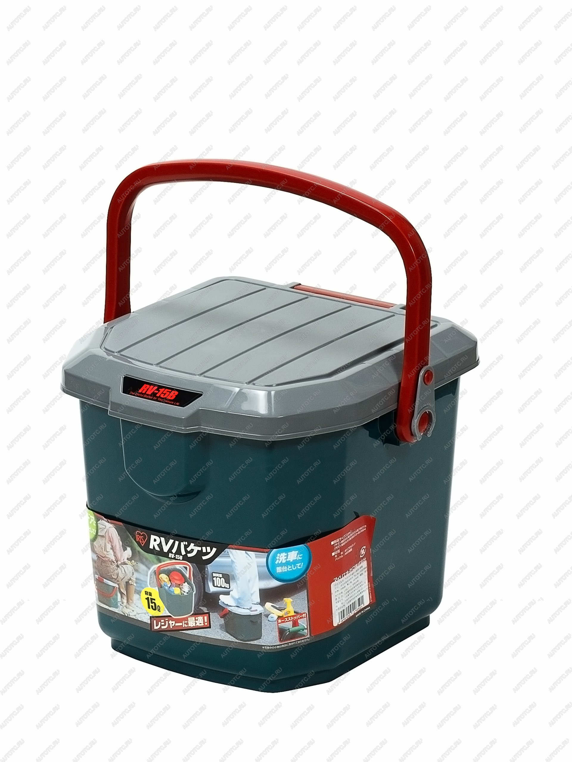 2 239 р. Ящик экспедиционный IRIS RV BOX Bucket 15B, 15 литров 34x32x28 см. IRIS OHYAMA bucket-15b  с доставкой в г. Воронеж