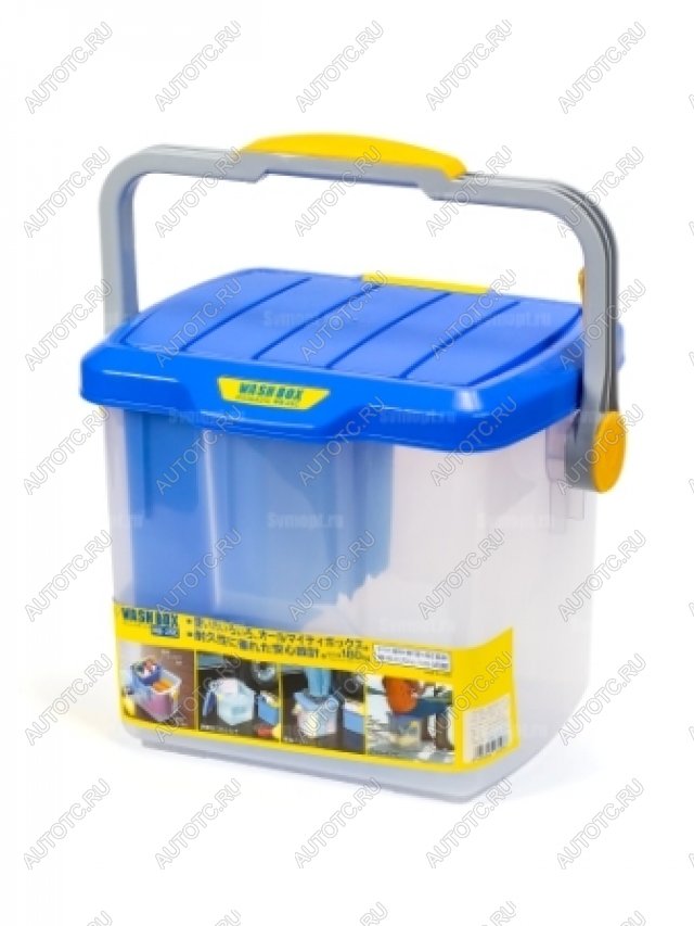 4 219 р. Ящик экспедиционный IRIS RV BOX WASH BOX 25C, 25 литров 41x31x32,5 см. Синий IRIS OHYAMA wb-25cblue  с доставкой в г. Воронеж