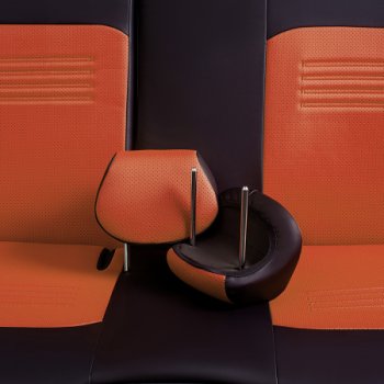 8 999 р. Комплект чехлов для сидений (РЗСиС 50/50, 2П Илана+Орегон) ТУРИН Lord Autofashion  Chery Tiggo T11 (2005-2013) дорестайлинг (черный, вставка коричневая, строчка коричневая)  с доставкой в г. Воронеж. Увеличить фотографию 4